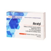Viogenesis Συμπλήρωμα Διατροφής Για τη Διαιτητική Διαχείριση σε Αδυναμία της Ουροδόχου Κύστης Akratyl 60tabs