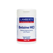 Lamberts Betaine HCI Pepsin Υδροχλωρική Μπεταϊνη 180tabs