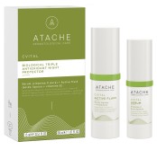 Σετ Αντιγήρανσης C Vital Active Fluid 30ml & C Vital Serum 15ml Atache