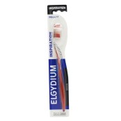 Elgydium Inspiration Medium Οδοντόβουρτσα Μέτρια σε Κόκκινο Χρώμα