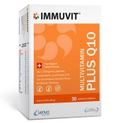 Leriva Pharma Immuvit Plus Q10 Multivitamin Πολυβιταμίνη για Ενέργεια &hellip;