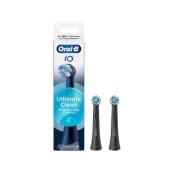 Oral-B iO Ultimate Clean Black Κεφαλές Βουρτσίσματος  2 τμχ