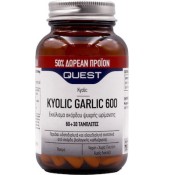 Quest Kyolic Garlic 600mg Άοσμο Σκόρδο για Ενίσχυση Ανοσοποιητικού 60+ &hellip;