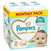 Pampers Premium Care πάνα Μέγεθος 2 (4kg-8kg) 246 Πάνες