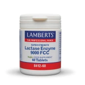 Lamberts Natural Lactase Supplement Lactase Enzyme 9000 FCC 60tabs