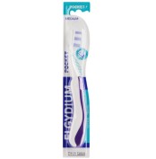 Elgydium Pocket Medium Οδοντόβουρτσα Ταξιδίου Μέτρια σε Μωβ Χρώμα
