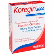 Συμπλήρωμα Διατροφής Για Φυσική Ευεξία Koregin (600mg) Health Aid Caps &hellip;