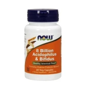 Probiotic Formula 8 Billion Acidophilus Bifidus Now 60 caps