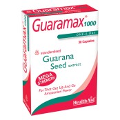 Φυσικό Τονωτικό Για Ενέργεια Guaramax™ (1000) Health Aid Caps 30 Τμχ
