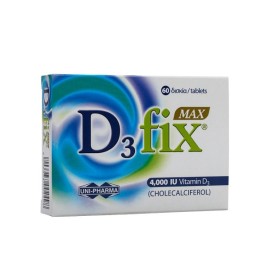 UNIPHARMA D3 FIX MAX 4000IU 60 TABS (VITAMIN D3)