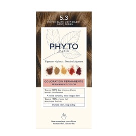 Βαφή Μαλλιών Καστανό Ανοιχτό Χρυσό Phyto Color 5.3 Kit Phyto