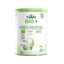 Nestle Nan Bio+ 2 Βιολογικό Γάλα σε Μορφή Σκόνης από τον 6ο Μήνα 400gr