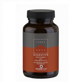 Συμπλήρωμα Digestive Enzymes With Probiotics Terranova 50caps