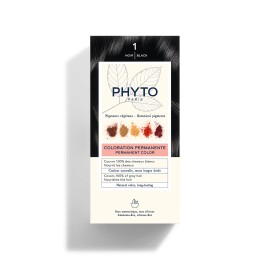 Βαφή Μαλλιών Μαύρο Phyto Color 1 Noir Kit Phyto