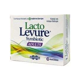 Uni-Pharma Lacto Levure Symbiotic Adults Συμπλήρωμα Διατροφής με Προβιοτικά και Πρεβιοτικά 20 φακελίσκοι