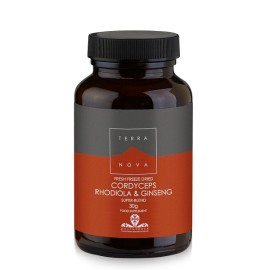 Τονωτικό Συμπλήρωμα Cordyceps Rhodiola & Ginseng Complex Terranova 30g