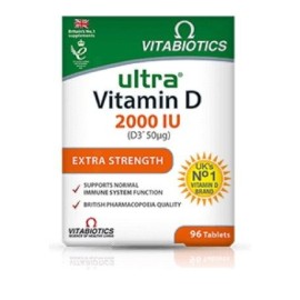 Vitabiotics Βιταμίνη D3 2000IU Ultra Vitamin D3  96 tabs