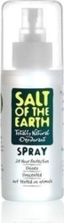 CRYSTAL SPRING SALT OF THE EARTH SPRAY NATURAL DEODORANT UNSCENTED 100ml