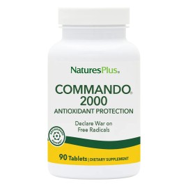 Ισχυρή Αντιοξειδωτική Φόρμουλα Commando 2000 Natures Plus 90 tabs