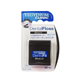 Οδοντικό Νήμα Μαύρο Ελαφρά Κερωμένο Dental Floss Black Elgydium 50m