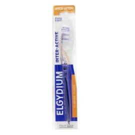 Elgydium Inter-Active Hard Οδοντόβουρτσα Σκληρή σε Μωβ Χρώμα