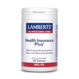 Lamberts Πολυβιταμίνες και Μέταλλα για Τόνωση Health Insurance Plus 125 tabs