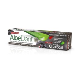 Οδοντόκρεμα με Ενεργό ΆνθρακαTriple Action Charcoal Toothpaste Aloe Dent Optima 100ml
