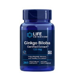 Εκχύλισμα Γκίνγκο Μπιλόμπα Ginkgo Biloba Extract 120 mg Life Extension  365 caps