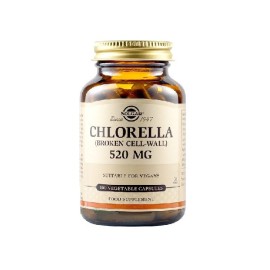 Χλωρέλλα Σε Κάψουλες Chlorella 520 mg Solgar 100 vcaps