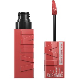 Maybelline Υγρό Κραγιόν με Vinyl Τελείωμα Superstay Vinyl Ink 15 Peachy 1τμχ