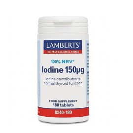 Lamberts Ιώδιο Iodine 150μg 180tabs