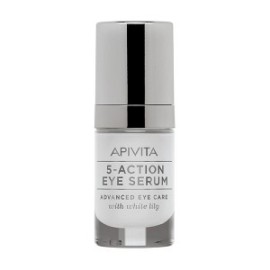 Ορός Εντατικής Φροντίδας Για Τα Μάτια 5 Action Eye Serum Apivita 15 ml