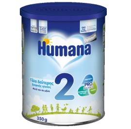 Humana 2 Optimum Γάλα Δεύτερης Βρεφικής Ηλικίας σε Σκόνη από 6+ 350gr