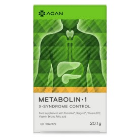 Συμπλήρωμα Διατροφής για Αντιμετώπιση Διαταραχών Μεταβολισμού Metabolin 1 Agan 60 vegcaps