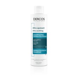 Καταπραϋντικό Σαμπουάν  Για Ευαίσθητο Τριχωτό Ξηρά μαλλιά Ultra Soothing Reactive Scalp Shampoo Dercos Vichy 200 ml