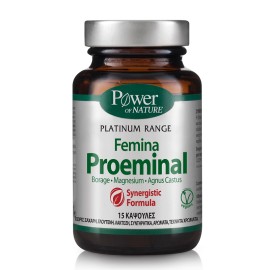 Power Health Συμπλήρωμα για την Αντιμετώπιση των Συμπτωμάτων του Προεμμηνορυσιακού Συνδρόμου Femina Proeminal Platinum Range 15 caps