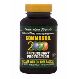 Natures Plus Ισχυρή αντιοξειδωτική Φόρμουλα  Commando 2000 60 tabs