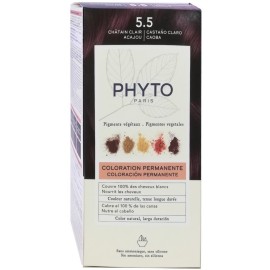 Phyto Color Kit Βαφή Μαλλιών 5.5 Ανοιχτό Καστανό Μαονί 50ml