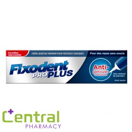 Στερεωτική Κρέμα για Τεχνητές Οδοντοστοιχίες με Ουδέτερη Γεύση  Pro Plus Anti Particules Fixodent 40 gr