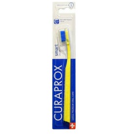 Curaden Curaprox CS Smart Οδοντόβουρτσα για Ενήλικες και Παιδιά 5+ ετών Κίτρινο / Μπλε
