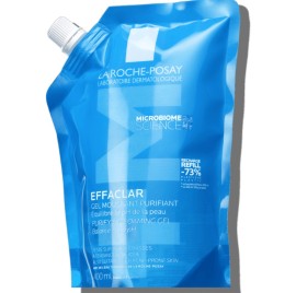 La Roche Posay Effaclar Gel Refill Ανταλλακτικό Καθαριστικό Τζελ για Λιπαρές Ευαίσθητες Επιδερμίδες 400ml