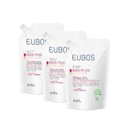Eubos Promo 2+1 Δώρο Basic Care Refill Red Βασική Φροντίδα Υγρό Καθαρισμού 400ml
