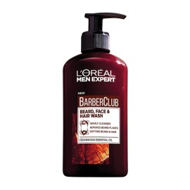 LOreal Men Expert Καθαρισμός 3 σε 1 Μούσια Πρόσωπο Μαλλιά Barber Club 200ml