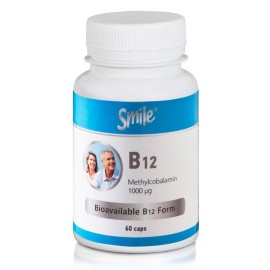 SMILE B12 METHYLCOBALAMIN 1000MG 60CAP