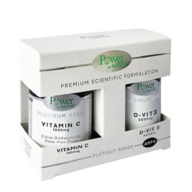 Power Health Promo Προσφορά Βιταμίνη C Με Βιοφλαβονοειδή 1000mg 30 caps + ΔΩΡΟ D3 20 caps Platimum Range