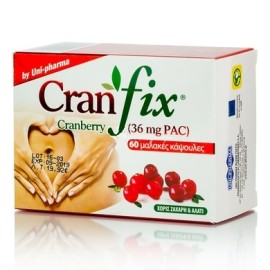 UNIPHARMA CRANFIX CRANBERRY 36mg PAC SOFTGELS 60TMX