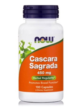Συμπλήρωμα Διατροφής για Υγεία Εντέρου Cascara Sagrada 450mg Now 100vcaps