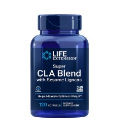 Συμπλήρωμα Διατροφής με Συζευγμένο Λινολεικό Οξύ & Λιγνάνες Σουσαμιού Super CLA Blend with Sesame Lignans Life Extension 120 SoftGels
