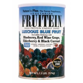 Natures Plus Φόρμουλα Πρωτεϊνης με Βιταμίνες & Ιχνοστοιχεία Frutein Luscious Blue Fruit 576gr