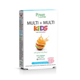 Power Health Παιδική Πολυβιταμίνη σε Μασώμενα Δισκία Multi+Multi Kids  30 chew.tabs